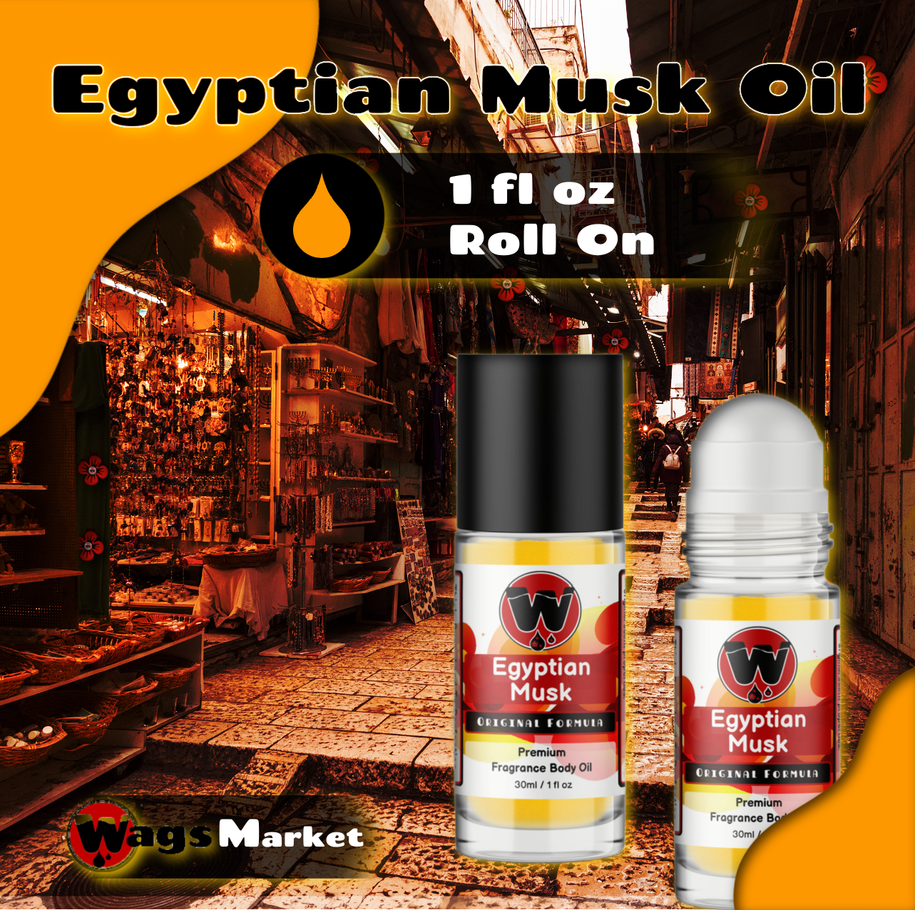 Egyptian Musk Premium Fragrance Body Oil