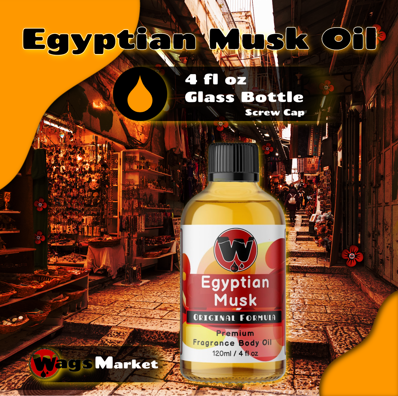 Egyptian Musk Premium Fragrance Body Oil