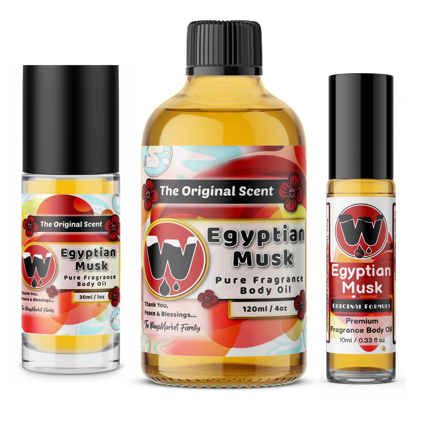 Egyptian Musk Premium Fragrance Body Oil