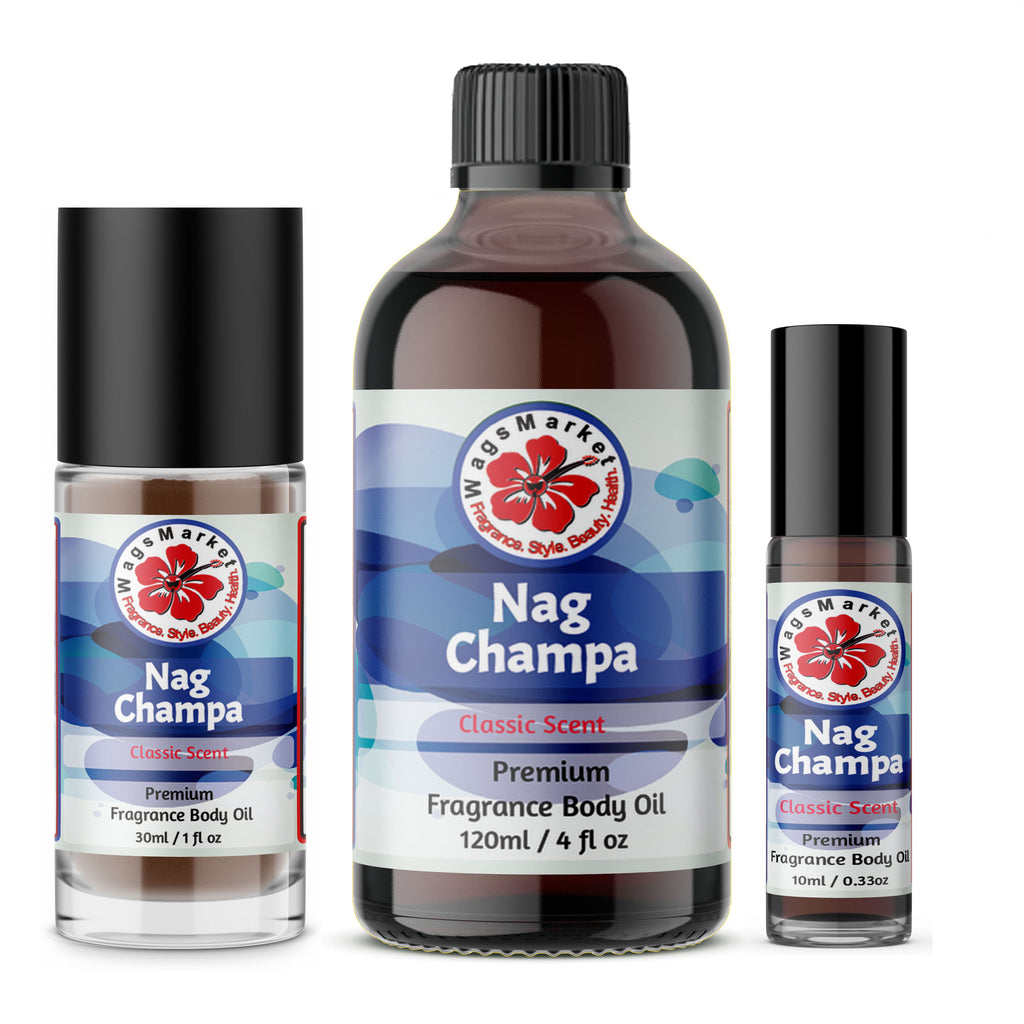 Nikura Nag Champa Premium Fragrance Oil 10ml, 50ml, 100ml 