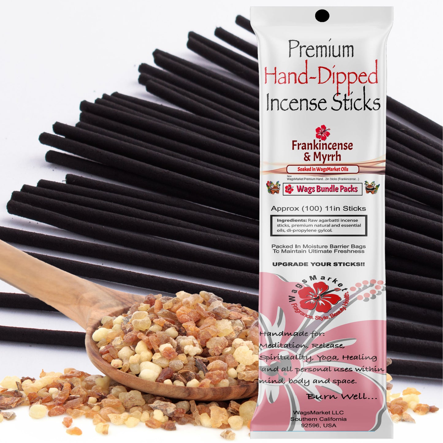 Premium Hand-Dipped Incense Sticks