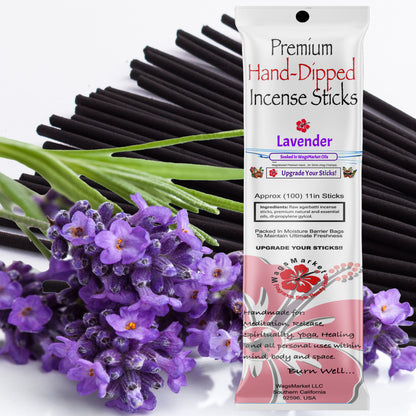 Premium Hand-Dipped Incense Sticks