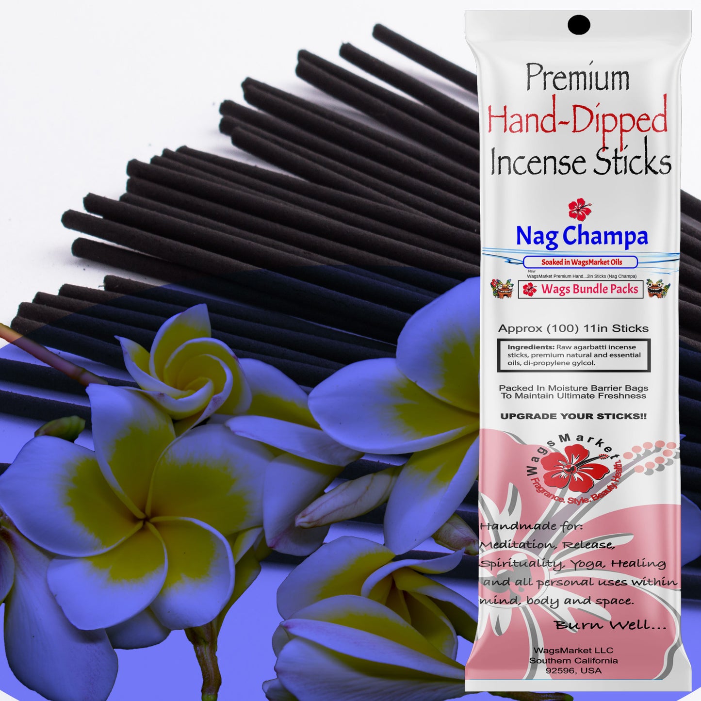 Premium Hand-Dipped Incense Sticks