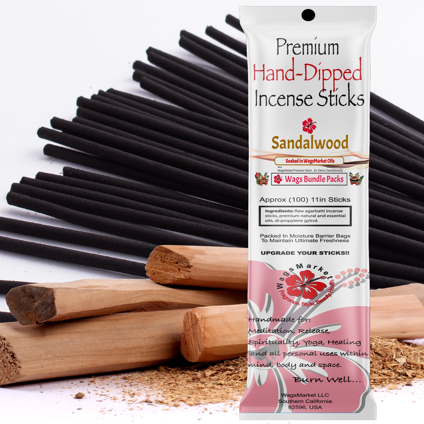Premium Hand-Dipped Incense Sticks