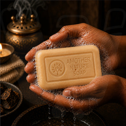Sandalwood Soap w/ Hibiscus, Olive Oil, Seaweed