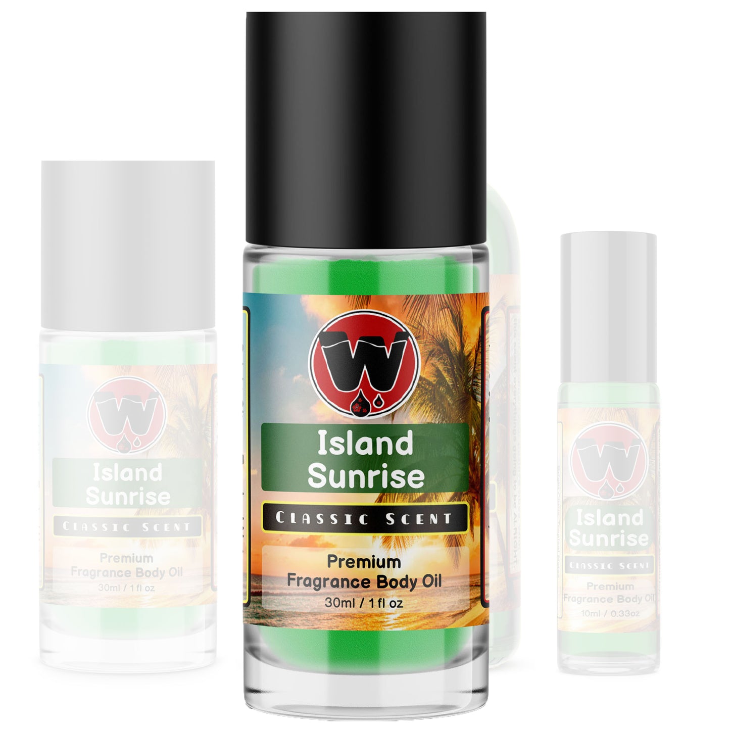 Island Sunrise (Bob Marley), Premium Fragrance Body Oil