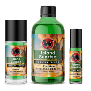 Island Sunrise (Bob Marley), Premium Fragrance Body Oil