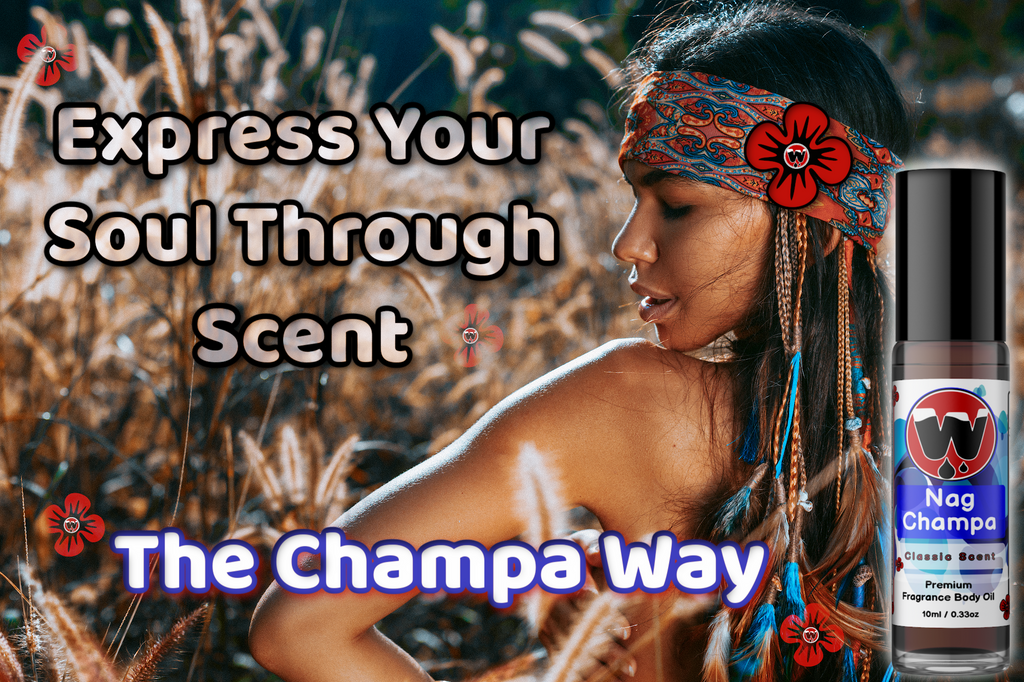 Beautiful by E! Nag Champa Scented Body Oil 10 ml Roller Bottle