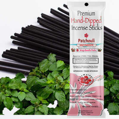 Patchouli - Premium Hand-Dipped Incense Sticks