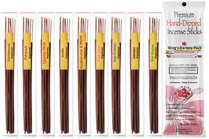Wag's Variety Pack Incense Sticks, Hand Dipped - 100 Sticks